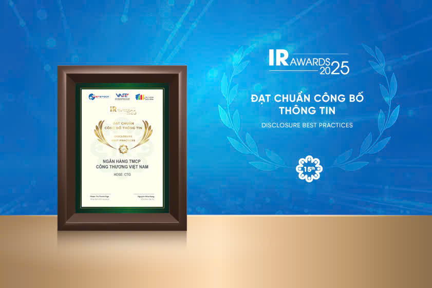Doanh nghiệp đạt Chuẩn Công bố thông tin năm 2025